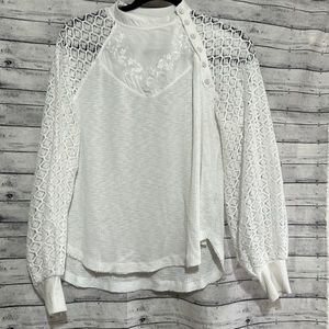 Free people top white